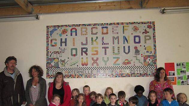 Les mosaïques de l'école Montafilan ont été inaugurées