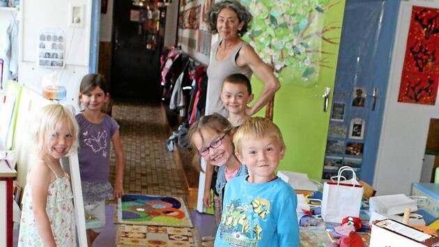 Les grandes sections ont réalisé 5,5 m de mosaïque