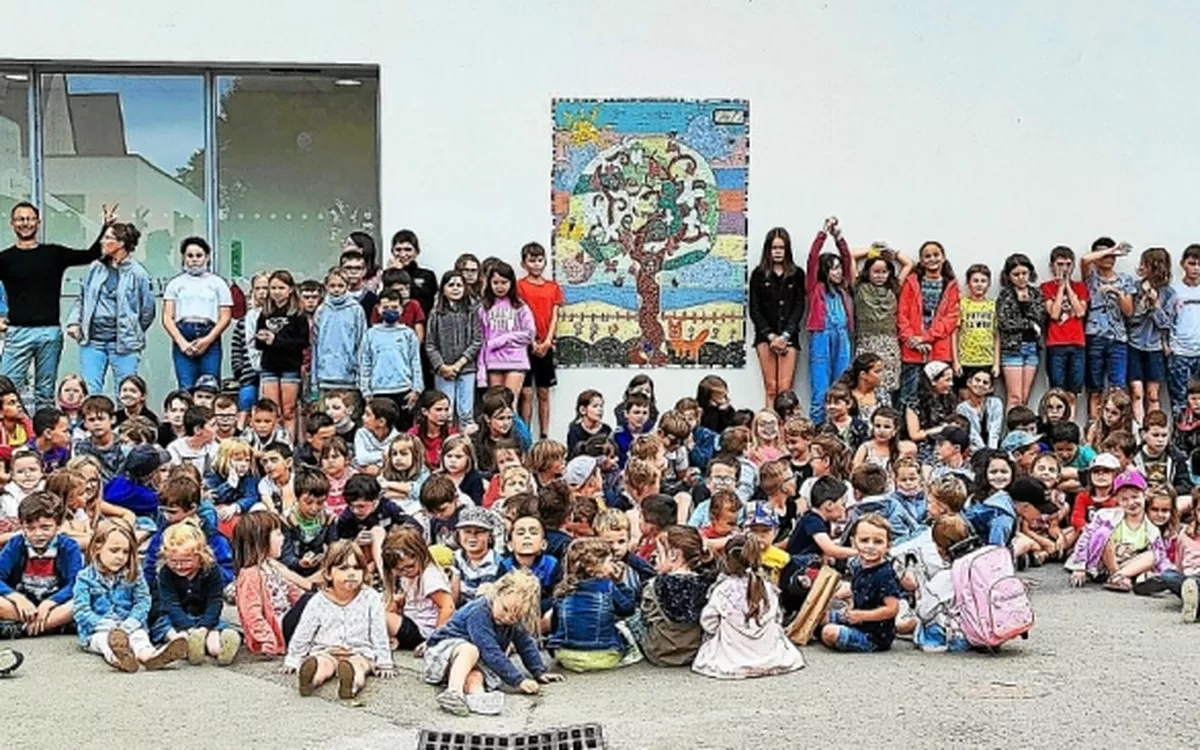 L’année terminée avec une œuvre d’art à l’école Montafilan de Plélan-le-Petit