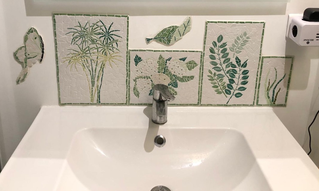 La nature s'invite dans la salle de bain